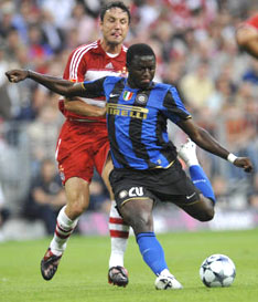 Muntari at Bayern